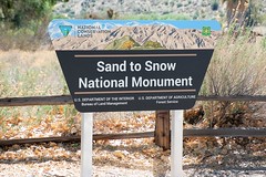 National Monument- Sand to Snow National Monument