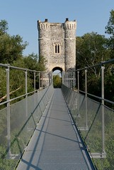 Le pont suspendu de Rochemaure