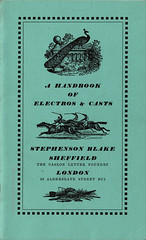 A Handbook of Electros & Casts : Stephenson, Blake & Co Ltd, Sheffield, 1959