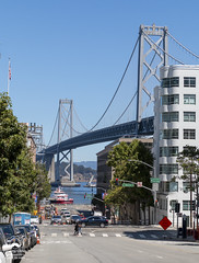 Harrison Street View of the Bay Bridge