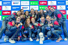 35th European waterpolo championship. Women. Oro. ESP-GRE. Split 2022.