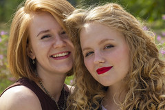 Redhead portraits: Nastya and Nicole