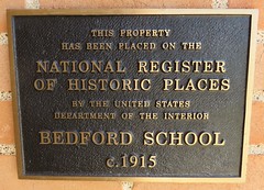 Old Bedford School National Register Plaque (Bedford, Texas)