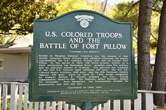 U.S. Colored Troops and the Battle of Fort Pillow Historical Marker (Memphis, Tennessee)