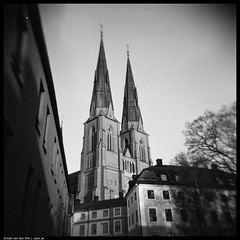 Uppsala in black and white