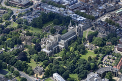 Peterborough Cathedral aerial image TEMP ALBUM