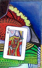 ATC - Cluttered Playing Card artworks series 
