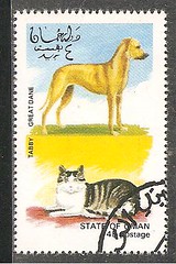 Stamp mix from Oman