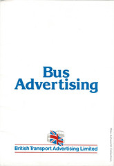 British Transport Advertising Ltd : bus advertising rates : January 1987