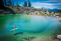 With a Twist and Pot of Gold Alpine Lake Paddle and Swim Ailie Danielle Drey Rich Aug 6 2022