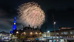 Bradford city center Firework display 12-11-2022