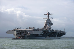 USS Gerald R. Ford Portsmouth, November 2022
