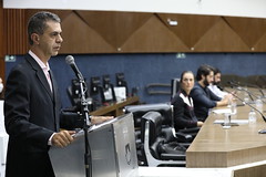 O superintendente da SUMOB, André Dantas, esteve na Câmara Municipal para apresentar balanço do transporte coletivo em BH - 29-11-2022
