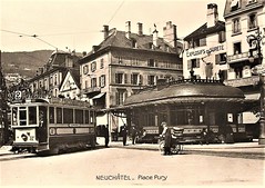 Trams de Neuchâtel ligne 2 (ligne disparue) Suisse