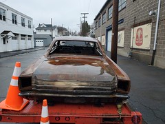 Burned Out 1969 Dodge Dart