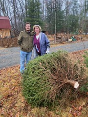 Steven and Linda with our Christmas Tree