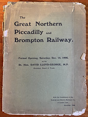 Great Northern, Piccadilly & Brompton Railway : opening brochure : 15 December 1906