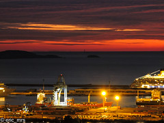 2022-12 Sunset On Marseille Port & Bay