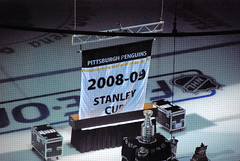 2009 Stanley Cup Banner Raising and game v Rangers