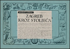 Zagreb kroz stoljeća Povijest u slikama Ivana Fischer 1.I.1958. 9794 Fischer