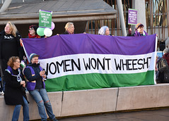 Gender reform protest Holyrood