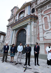 231222 Alcalde Miguel Romero,  presentó la fachada restaurada de la iglesia de Nuestra Señora de la Soledad