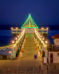 Christmas Morning at Manhattan Beach  Pier