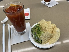 Bloody Mary & Guacamole - American Airlines Admirals Club