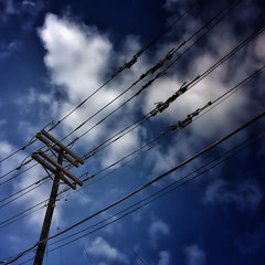 Powerlines in the Clouds