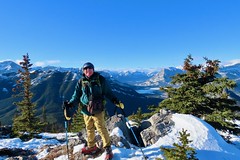 2023 January 4 - Winter hike to Yates Mountain summit, aka Barrier Lake Fire Lookout