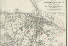 Caledonian Railway Co ; proposed new railways in Edinburgh & Leith, c1890 : plan