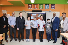 MTA Visits Liberty Avenue Middle School STEM Finalists