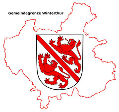 Entlang der Gemeindegrenze von Winterthur