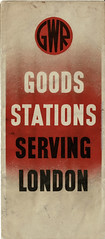 GWR London Goods Stations folder, 1947