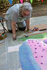 Chalk Artist at Work