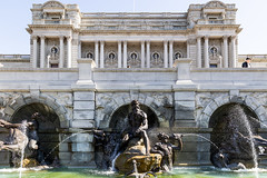 Neptune Fountain, Thomas Jefferson Building, Library of Congress, Washington, D.C., United States
