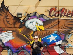 Eagle mural art