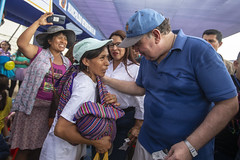 200223 Alcalde Rafael López Aliaga en campaña "Familias saludables" en San Juan de Miraflores