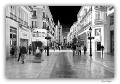 Malaga en Noir & Blanc
