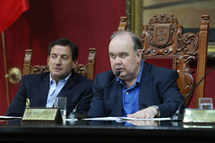 100223 Alcalde Rafael López Aliaga en sesión de concejo