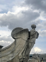 Angel and sky, Christopher Columbus monument, Columbus Circle at Union Station, Washington, D.C.