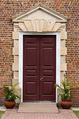 West Door, Aquia Church, Aquia, Virginia, United States