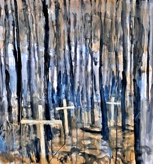 Golgotha 2022 by Stephen Tromans KC - Ely Cathedral Art Exhibition