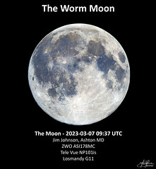The Worm Moon - 2023-03-07 09:37 UTC