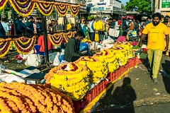 Bangaloru Flower Market