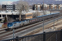 Amtrak #6 in Murray Utah
