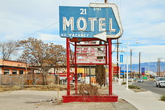 Route 66 Motel 21 in Albuquerque NM 14.1.2023 0553