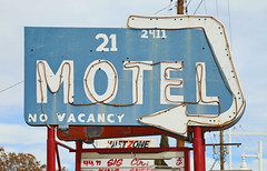 Route 66 Motel 21 in Albuquerque NM 14.1.2023 0554