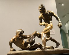 The Knockdown, sculpture by Mahonri Young, Smithsonian American Art Museum, Washington, D.C.