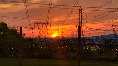 high voltage sunset